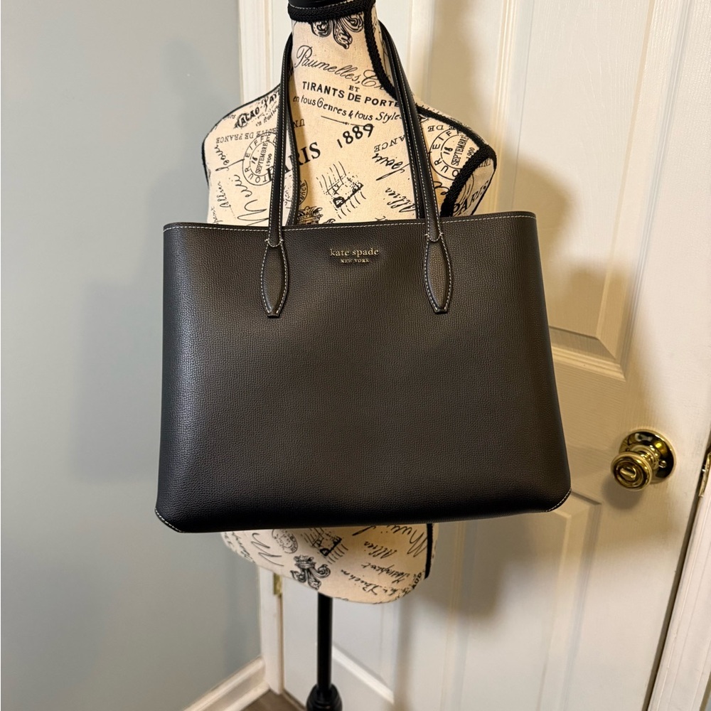 Kate Spade Retail Black All Day Large Tote-NWT